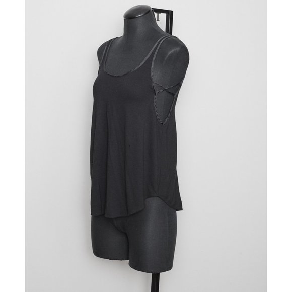 Laugh Cry Repeat XS/S Black Tank - Picture 2 of 3